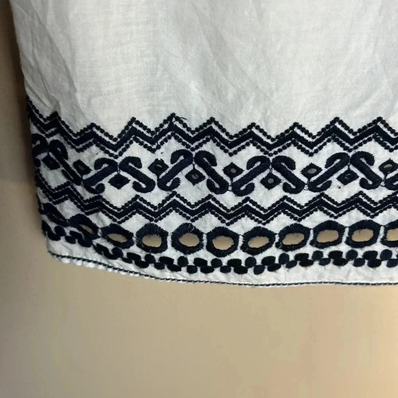 MAX STUDIO dress,women med , 100 cotton,lined,embroidered,Eyelets,prairie, - Picture 8 of 16